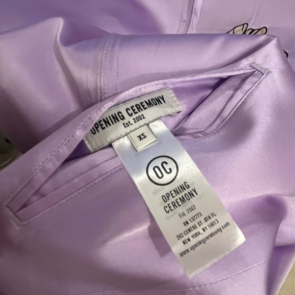 Opening Ceremony Silk Reversible Varsity Jacket - Picture 6 of 7